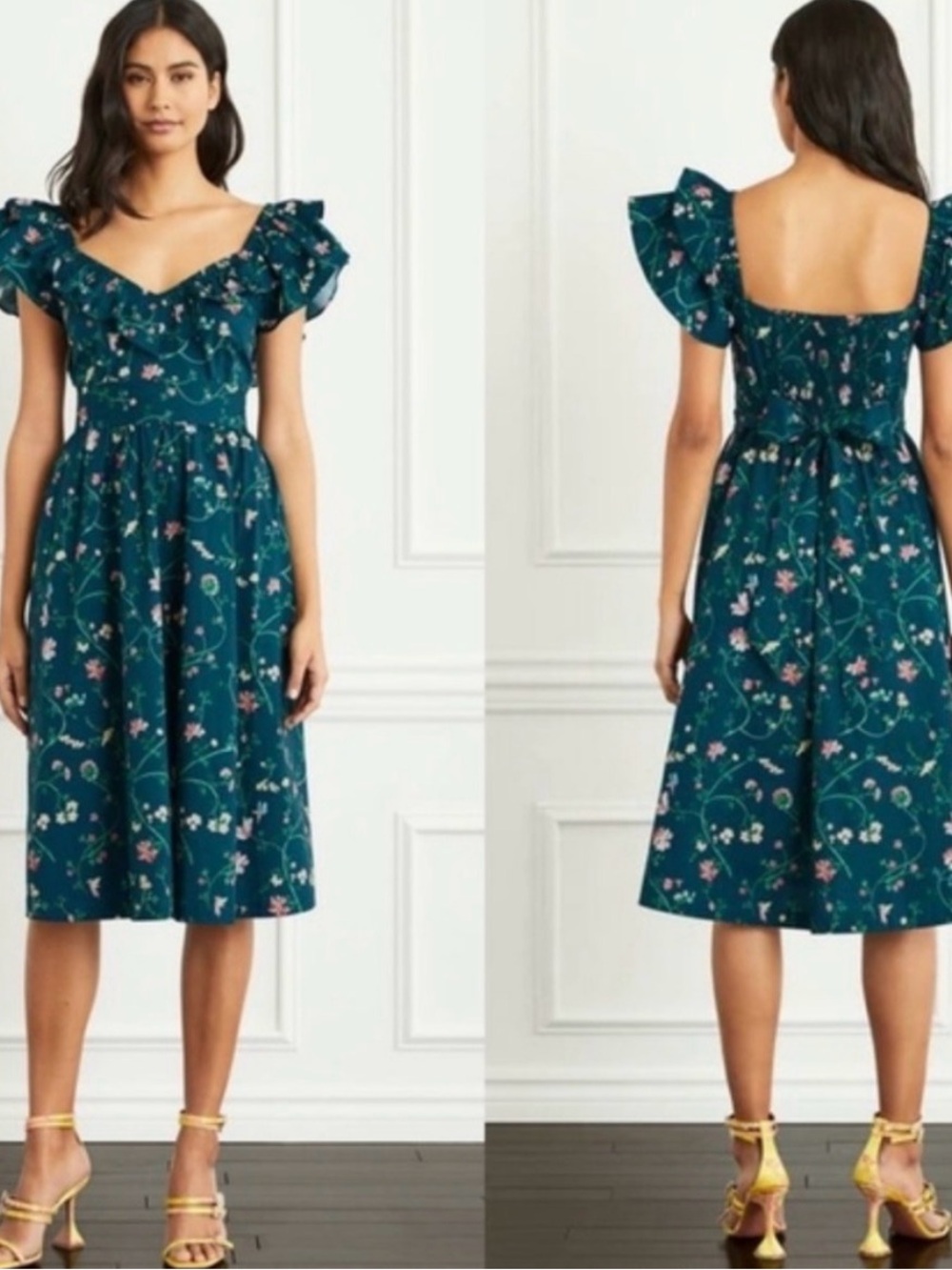 Hill House - Ava Nap dress floral XS